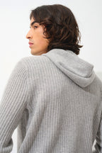 Jersey con capucha de 4 hilos - Bendt - Nube jaspeada