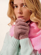 Guanti 4 Fili Roc - 100% Cashmere, 4 Fili - Terracotta - Unisex