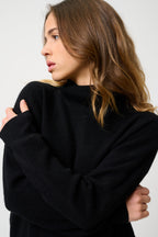 Jersey de cuello alto - Roxane - Negro
