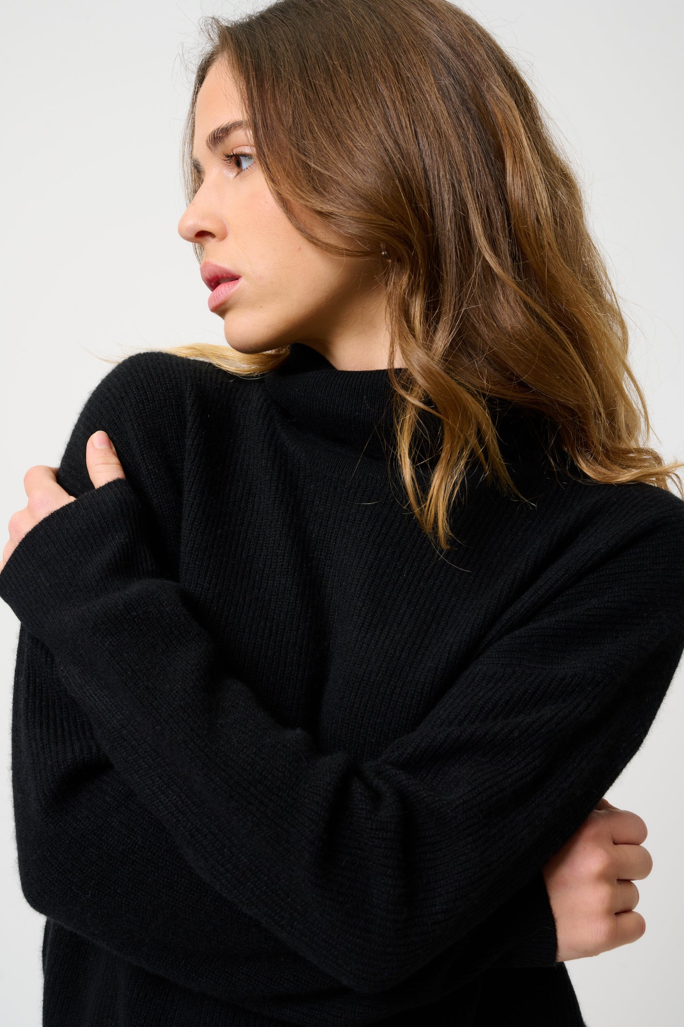 Jersey de cuello alto - Roxane - Negro