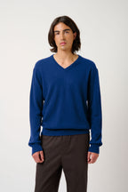 V-Neck Jumper - Agel - Ultramarine