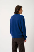 V-Neck Jumper - Agel - Ultramarine