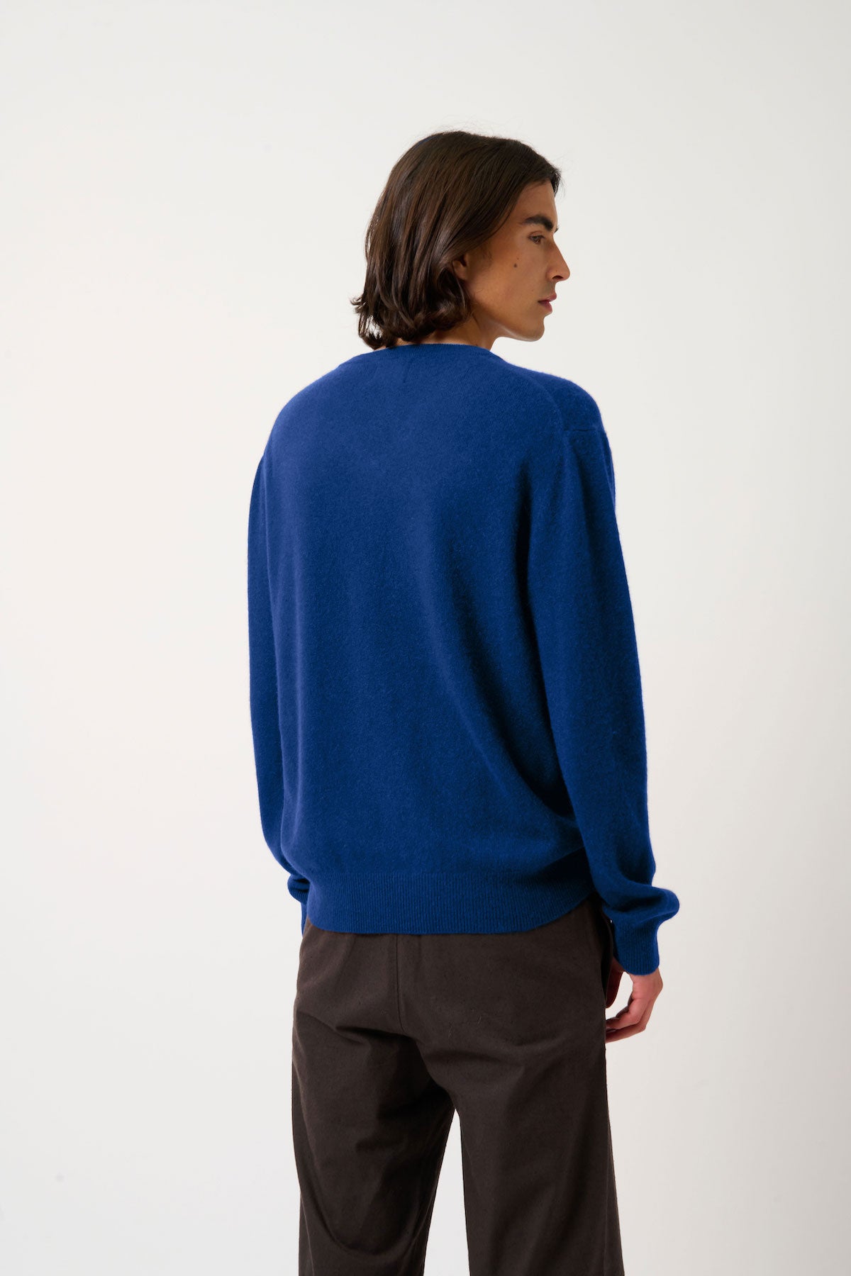 V-Neck Jumper - Agel - Ultramarine