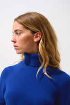 Jersey de cuello alto de 4 hilos - Linda - Ultramar