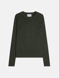 Pull Col Rond - Ecrin - Kaki Chiné