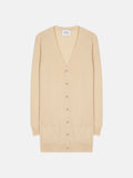Cardigan Col V - Cimet - Beige