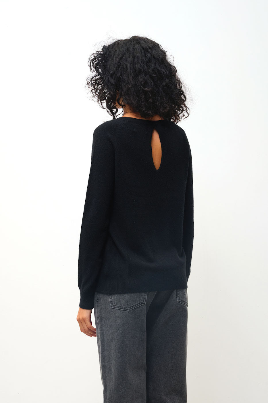 Pull Col Bateau Goutte Dos - Dibona - Noir