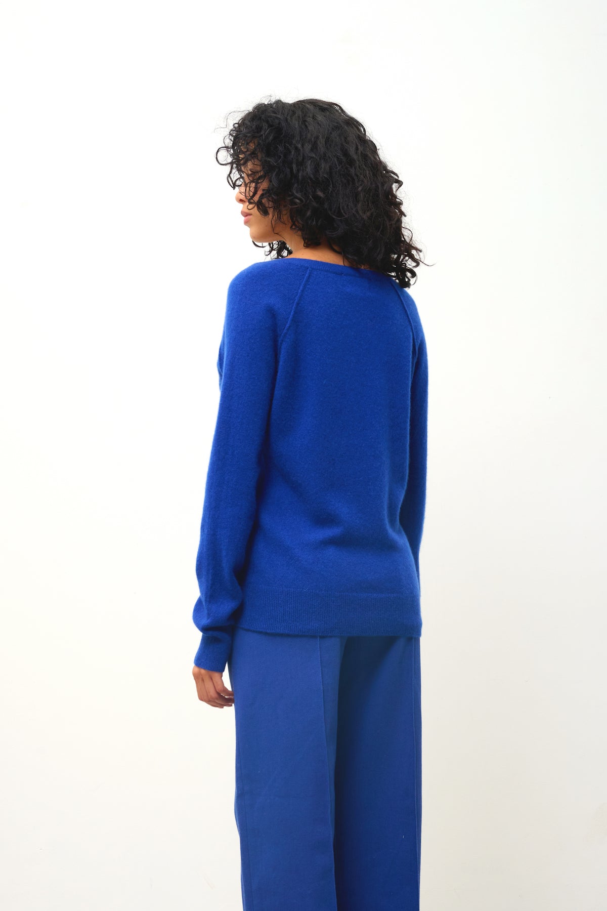 Jersey Cuello Pico - Giusalet - Azul