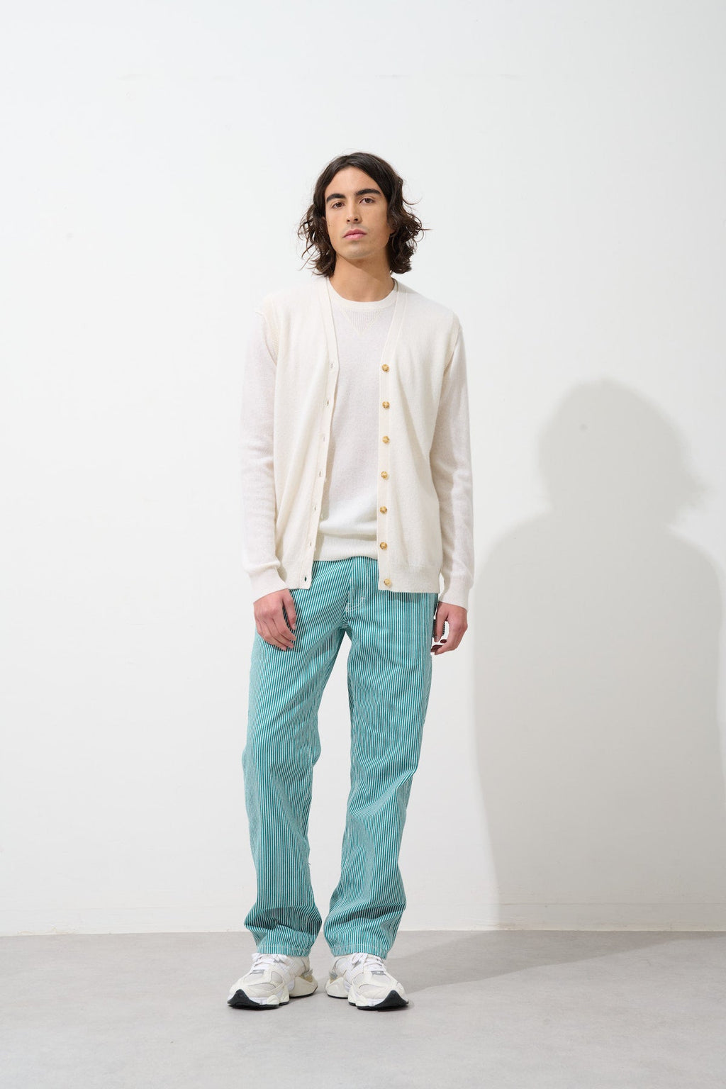 Cardigan Col V Sans Manches - Hugo - Neige