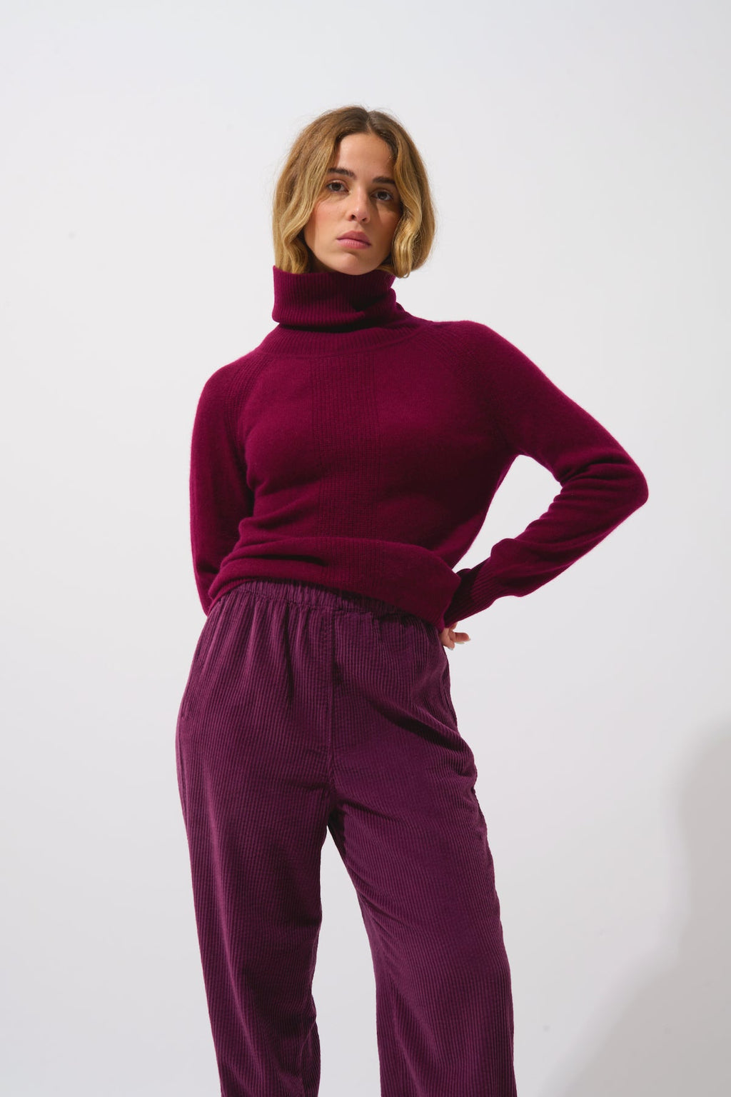 Pull Col Roulé - Dolce - Rouge