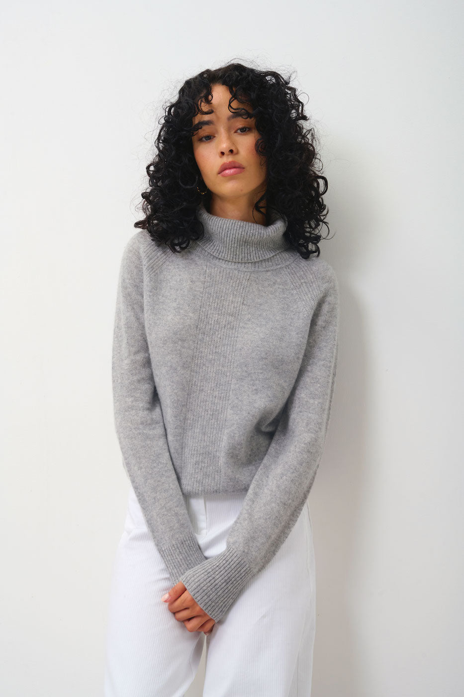 Jersey Cuello Vuelto - Dolce - Gris