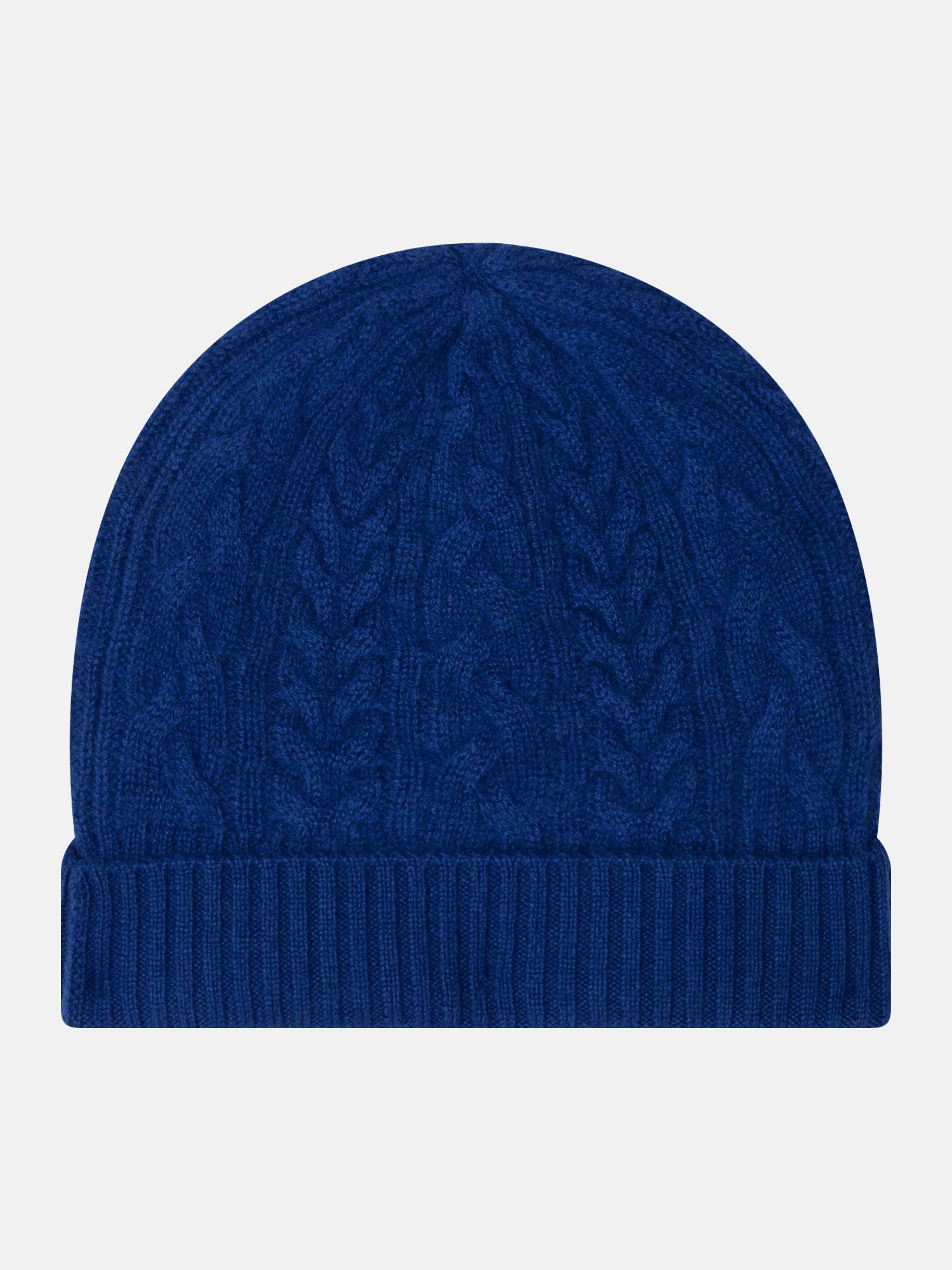 Scott 4-Ply Beanie - Ultramarine - 100% 4-Ply Cashmere - Unisex