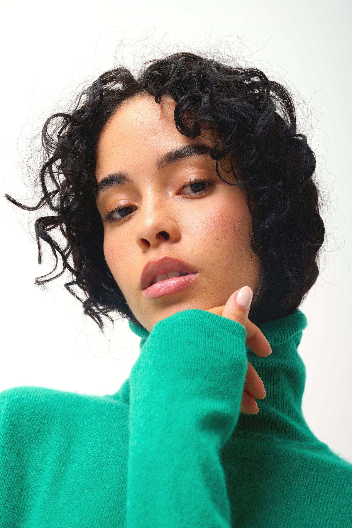 Pull Col Roulé - Bise - Vert