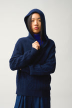 Jersey con capucha de 6 hilos - Khandro - Azul marino