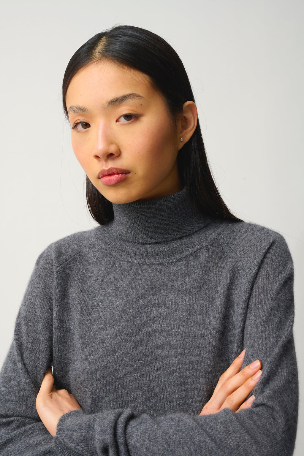 Pull Col Roulé - Madeline - Anthracite Chiné