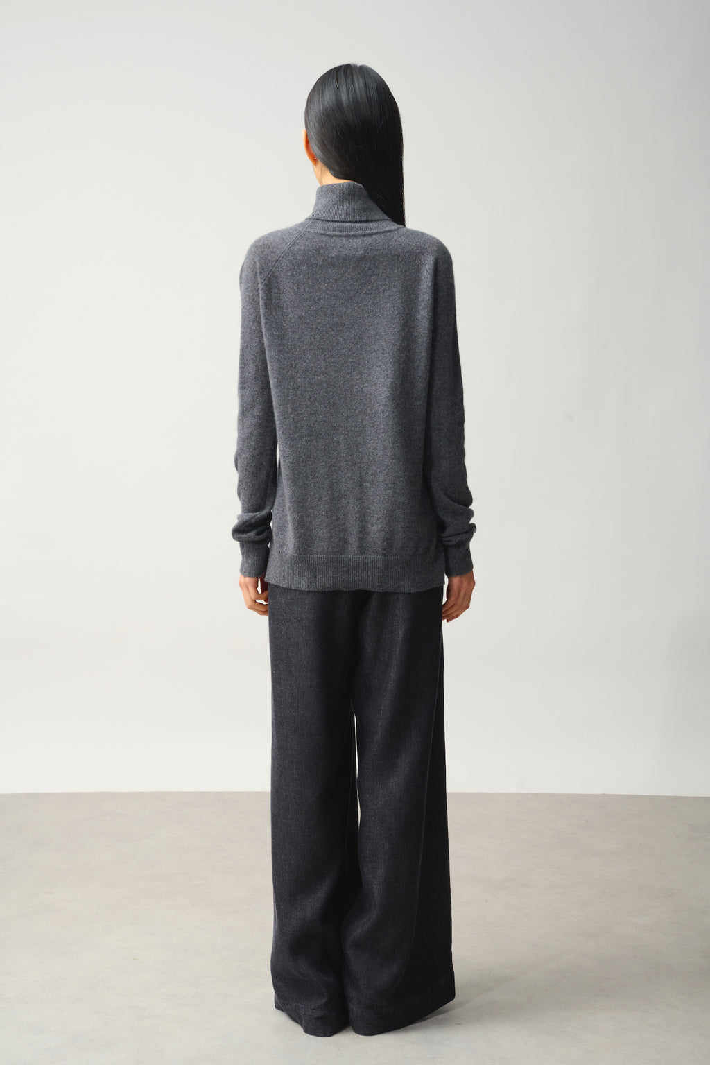 Pull Col Roulé - Madeline - Anthracite Chiné