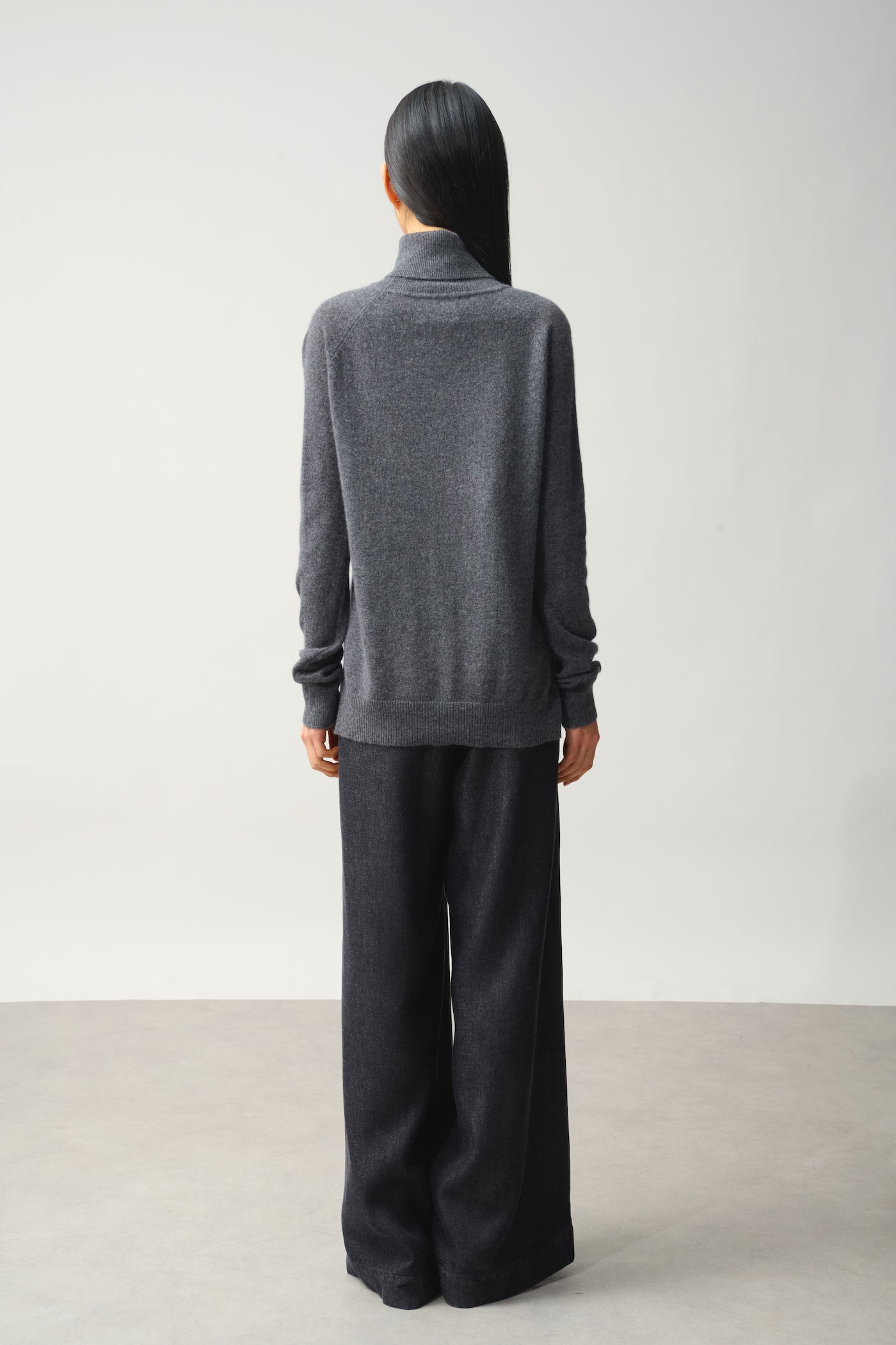Pull Col Roulé - Madeline - Anthracite Chiné