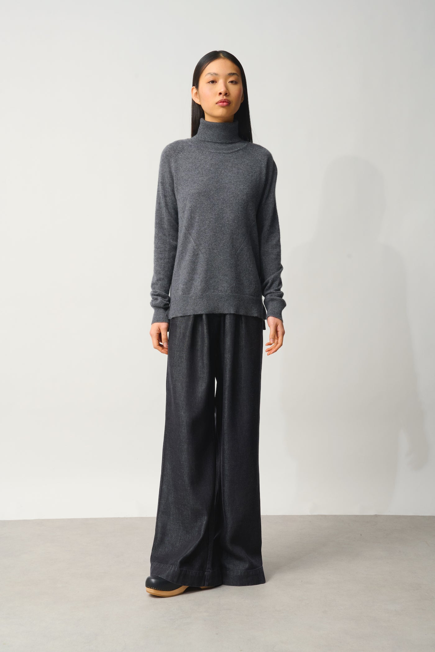 Pull Col Roulé - Madeline - Anthracite Chiné