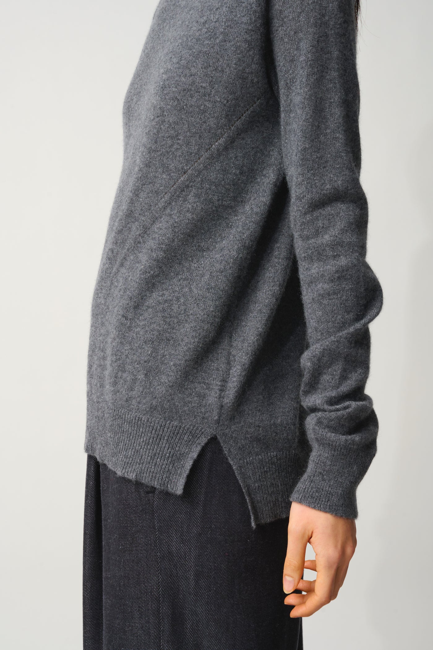 Pull Col Roulé - Madeline - Anthracite Chiné