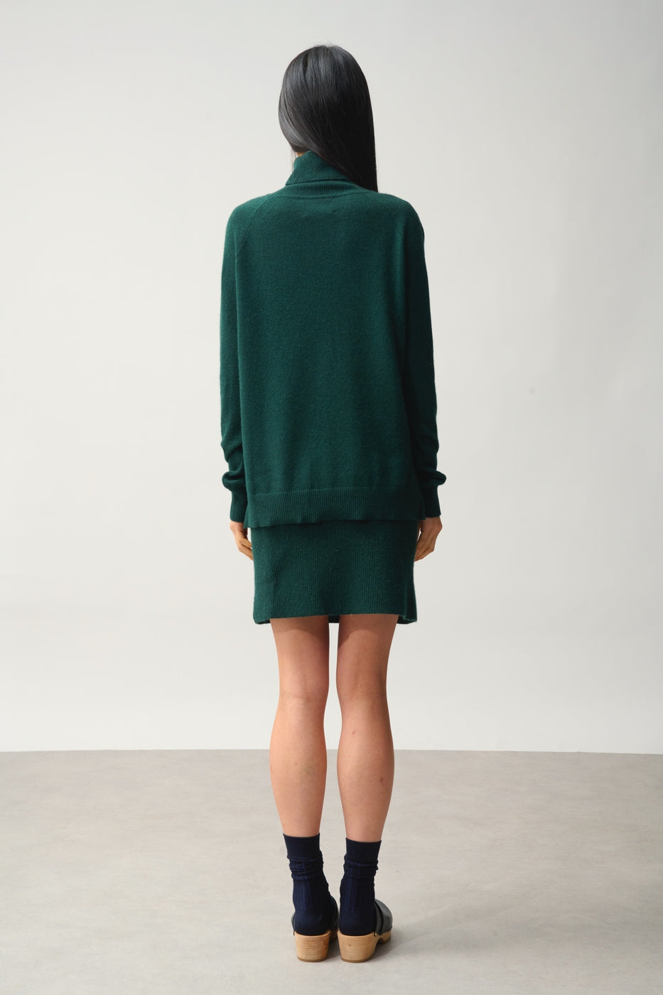 Roll-Neck Jumper - Madeline - Cypress