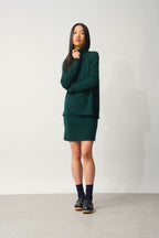 Roll-Neck Jumper - Madeline - Cypress