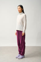 Bénitier Roll-Neck Jumper - Cheviot - Pearl Grey Marl