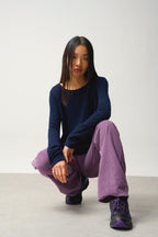 Pull Col Bateau - Diana - Navy
