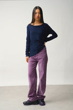 Pull Col Bateau - Diana - Navy