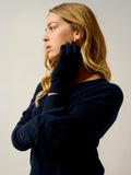 Milo 4-Ply Gloves - 100% Cashmere, 4-Ply - Navy - Unisex
