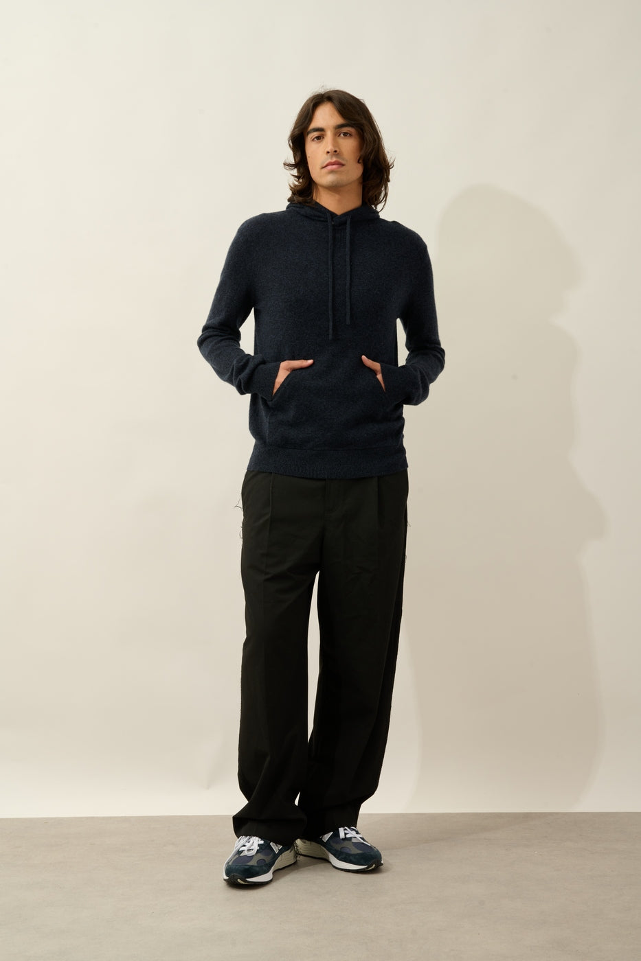 Pull Capuche Poche Kangourou - Casper - Noir
