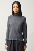 Pull Col Roulé - Cassy - Anthracite Chiné
