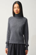 Pull Col Roulé - Cassy - Anthracite Chiné