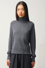 Pull Col Roulé - Cassy - Anthracite Chiné