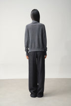 Pull Col Roulé - Cassy - Anthracite Chiné