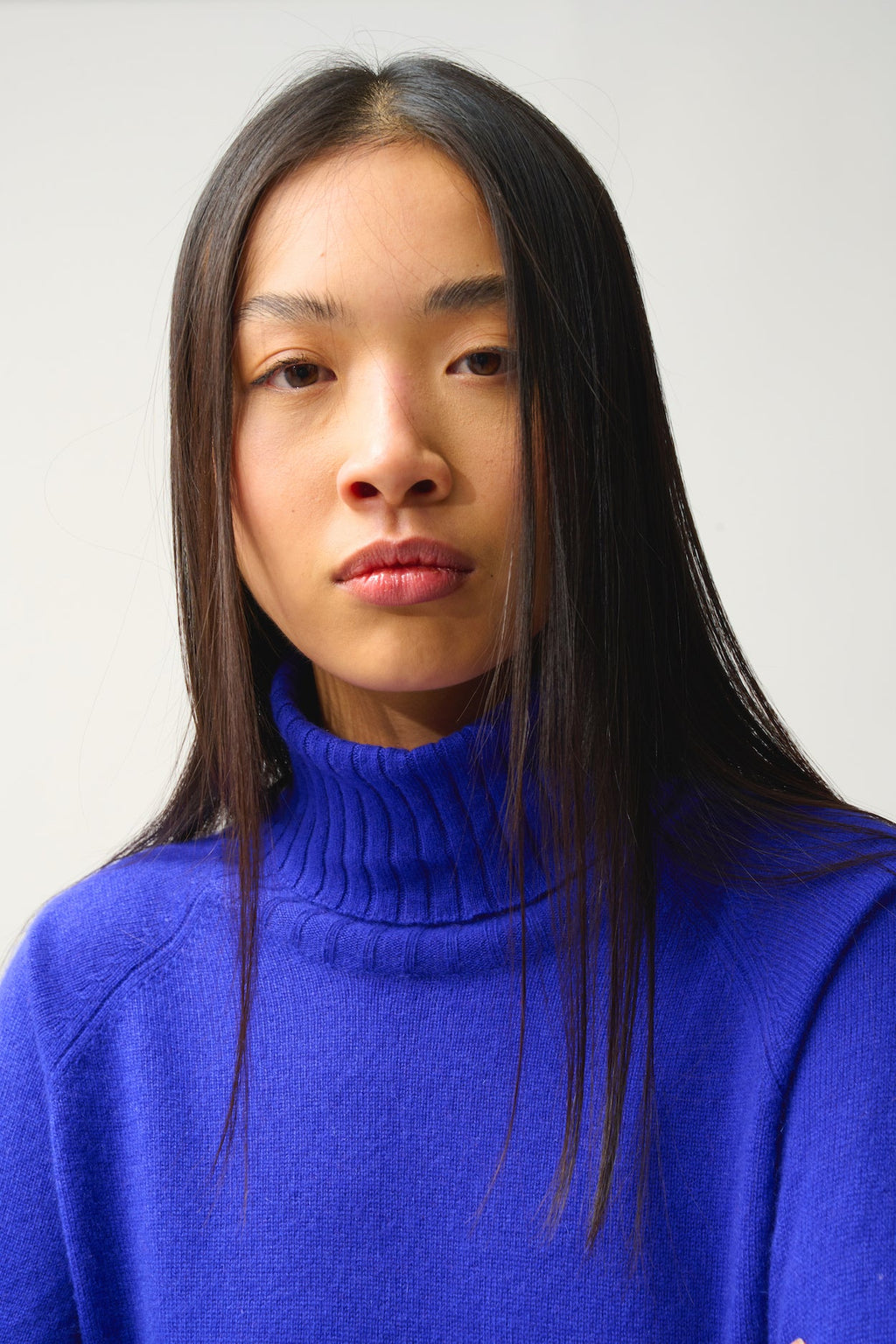 Pull Col Roulé - Cassy - Bleu