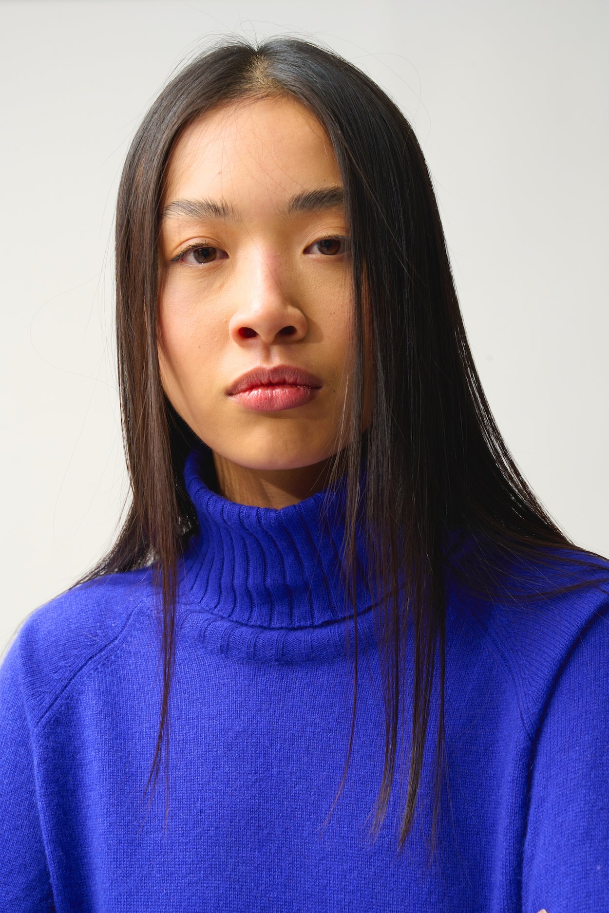 Pull Col Roulé - Cassy - Bleu