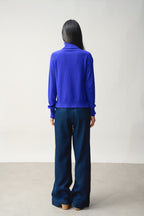 Pull Col Roulé - Cassy - Bleu