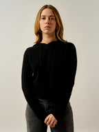 Svalinna Hooded Jumper - Black