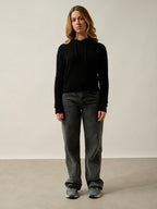Svalinna Hooded Jumper - Black