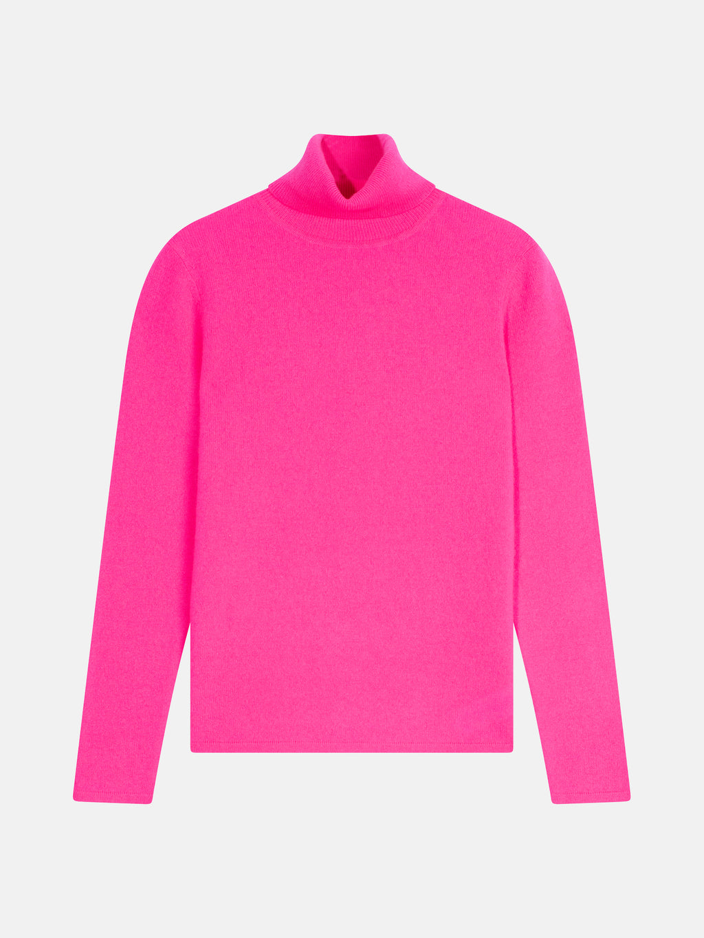 Roll Neck Jumper - Bise - Neon Flamingo