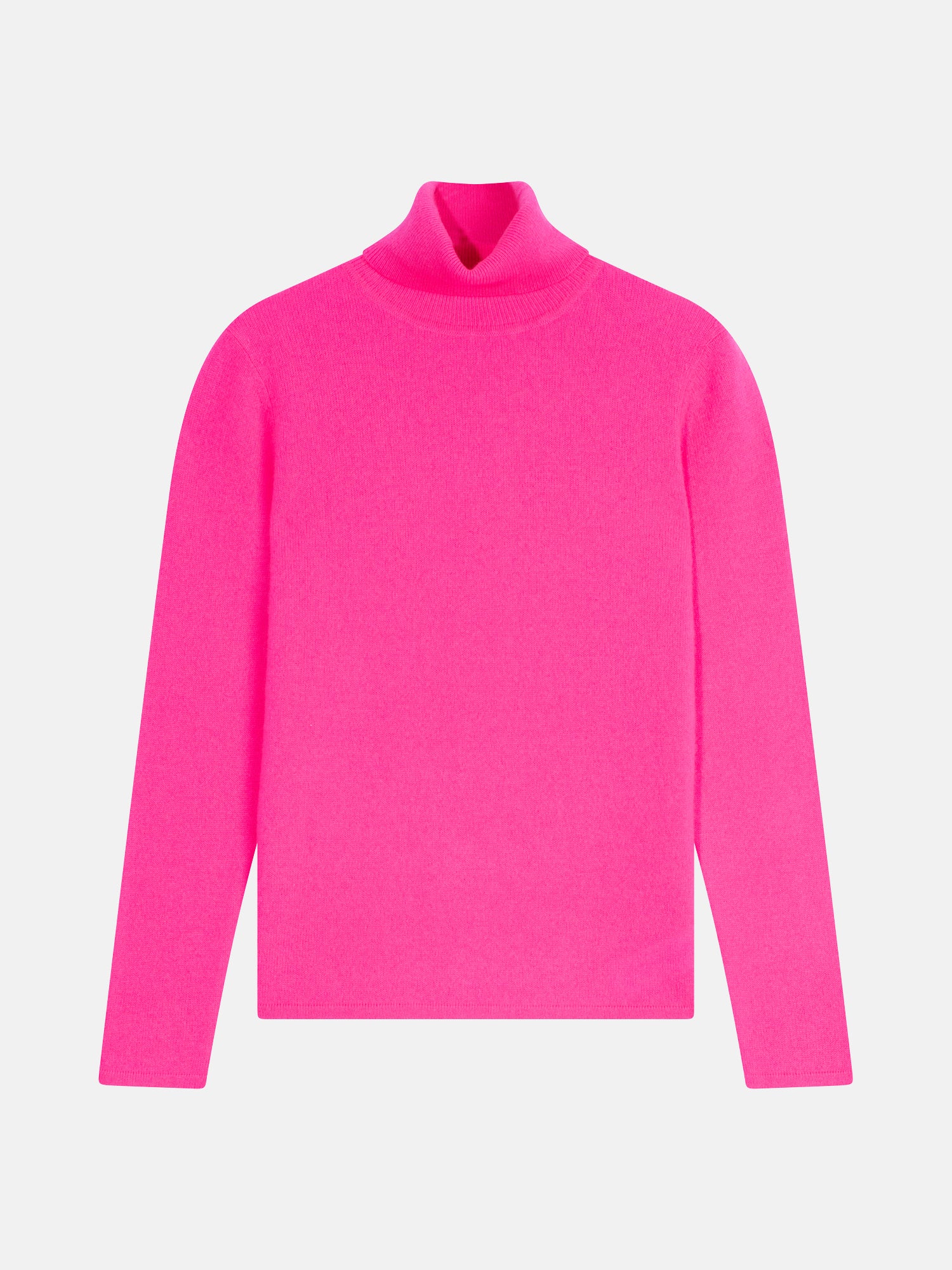 Roll Neck Jumper - Bise - Neon Flamingo