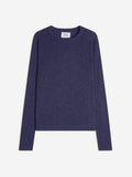 Round Neck Sweater - Ecrin - Purple