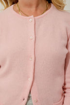 Round Neck Cardigan - Caron - Ballerine