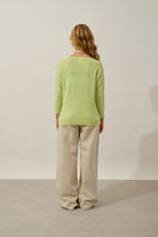 Batwing Jumper - Goléon - Lime Green