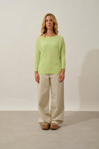 Batwing Jumper - Goléon - Lime Green