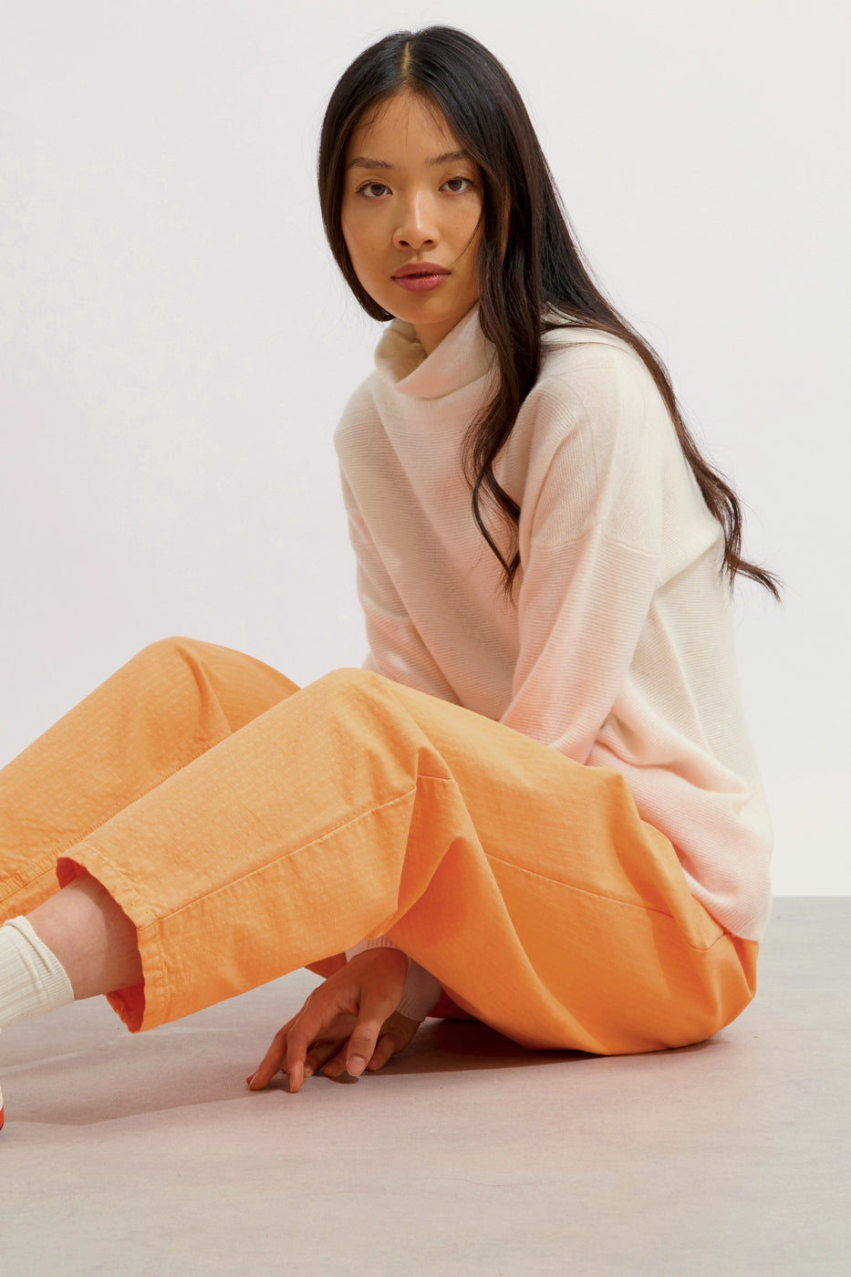 Jersey de Cuello Vuelto Collin - Marfil - Mujer