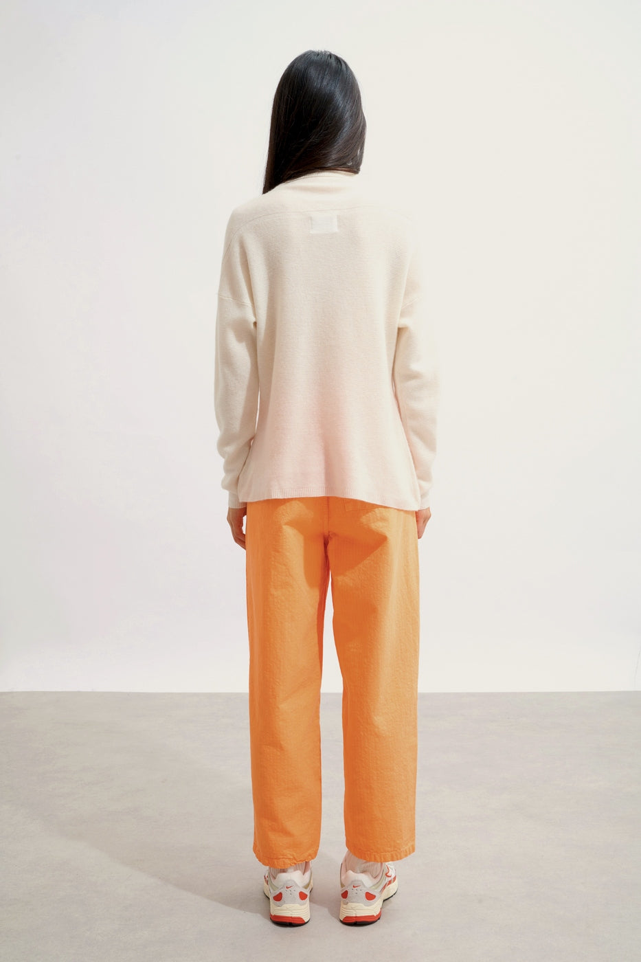 Jersey de Cuello Vuelto Collin - Marfil - Mujer