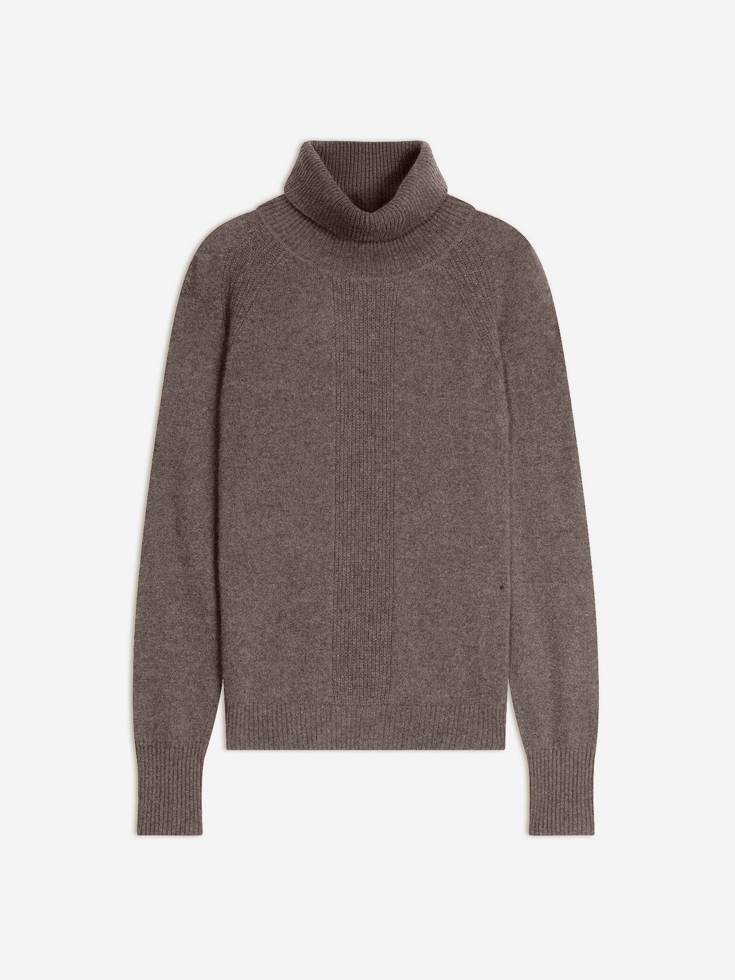 Pull Col Roulé Dolce - Taupe Chiné - Femme