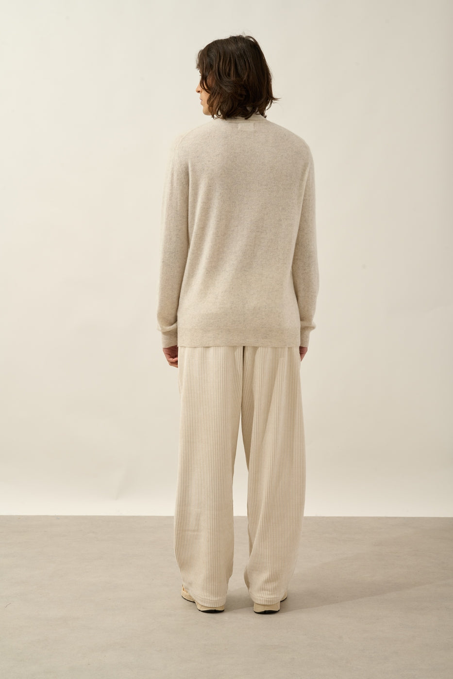 Jersey de cuello alto Bange - Gris perla mezclado - Hombre