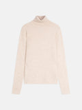 Jersey de cuello alto Bise - Beige jaspeado - Mujer
